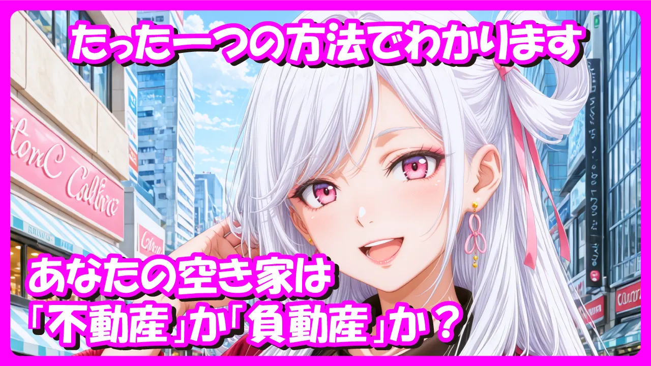 「不動産」か「負動産」か？たった一つの方法を解説